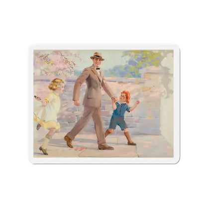 Cream of Wheat advertising illustration, 1925 (Magazine Illustration) Refrigerator Magnet - The Sticker Space