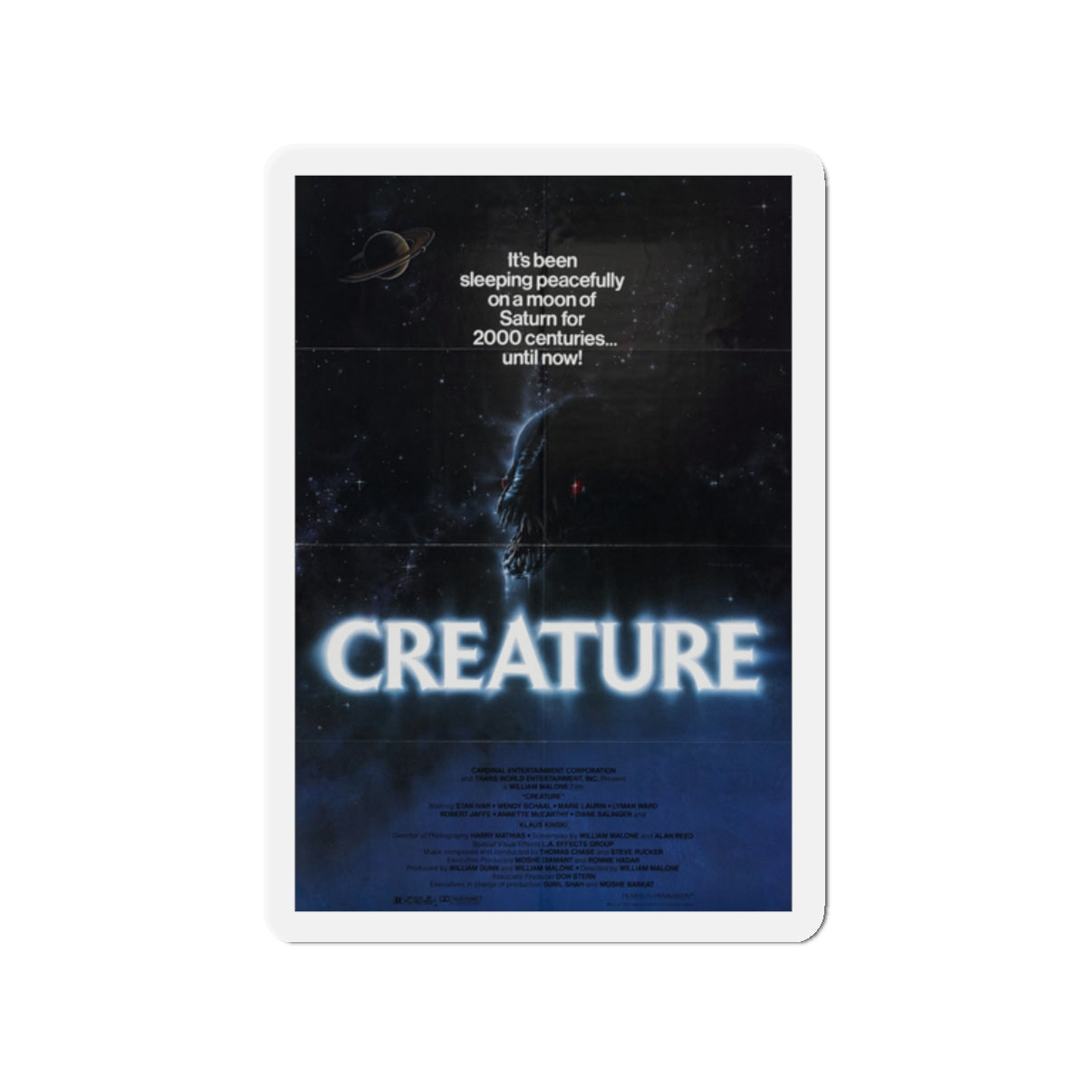 CREATURE 1985 Movie Poster - Die-Cut Magnet-2" x 2"-The Sticker Space