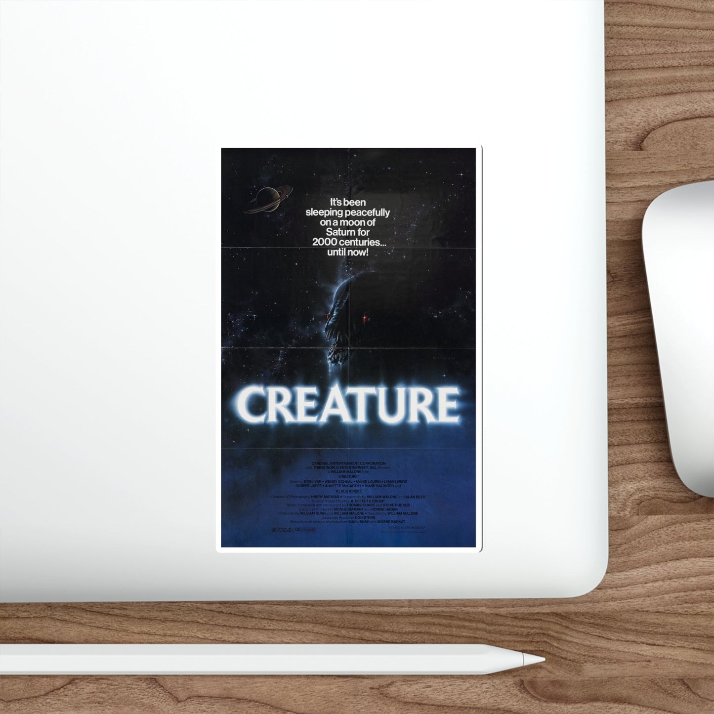 CREATURE 1985 Movie Poster STICKER Vinyl Die-Cut Decal-The Sticker Space