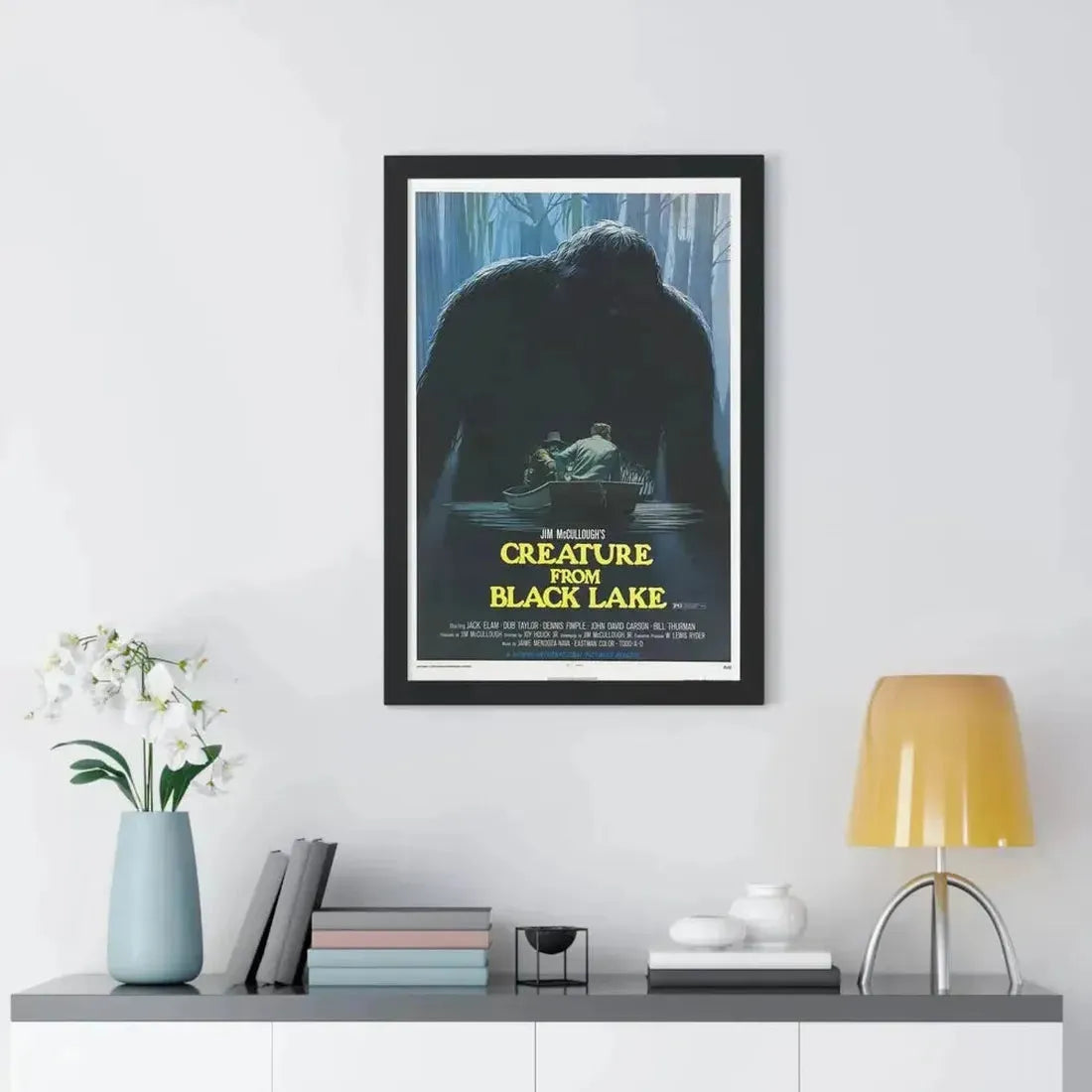CREATURE FROM BLACK LAKE 1976 - Framed Movie Poster - The Sticker Space