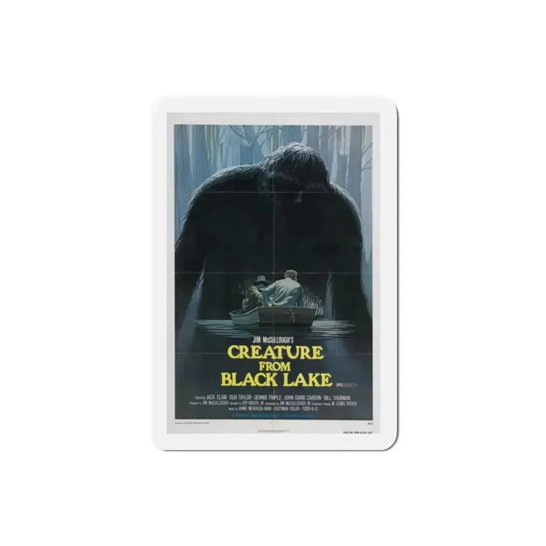 Creature from Black Lake 1976 Movie Poster Refrigerator Magnet 2 Inch - The Sticker Space