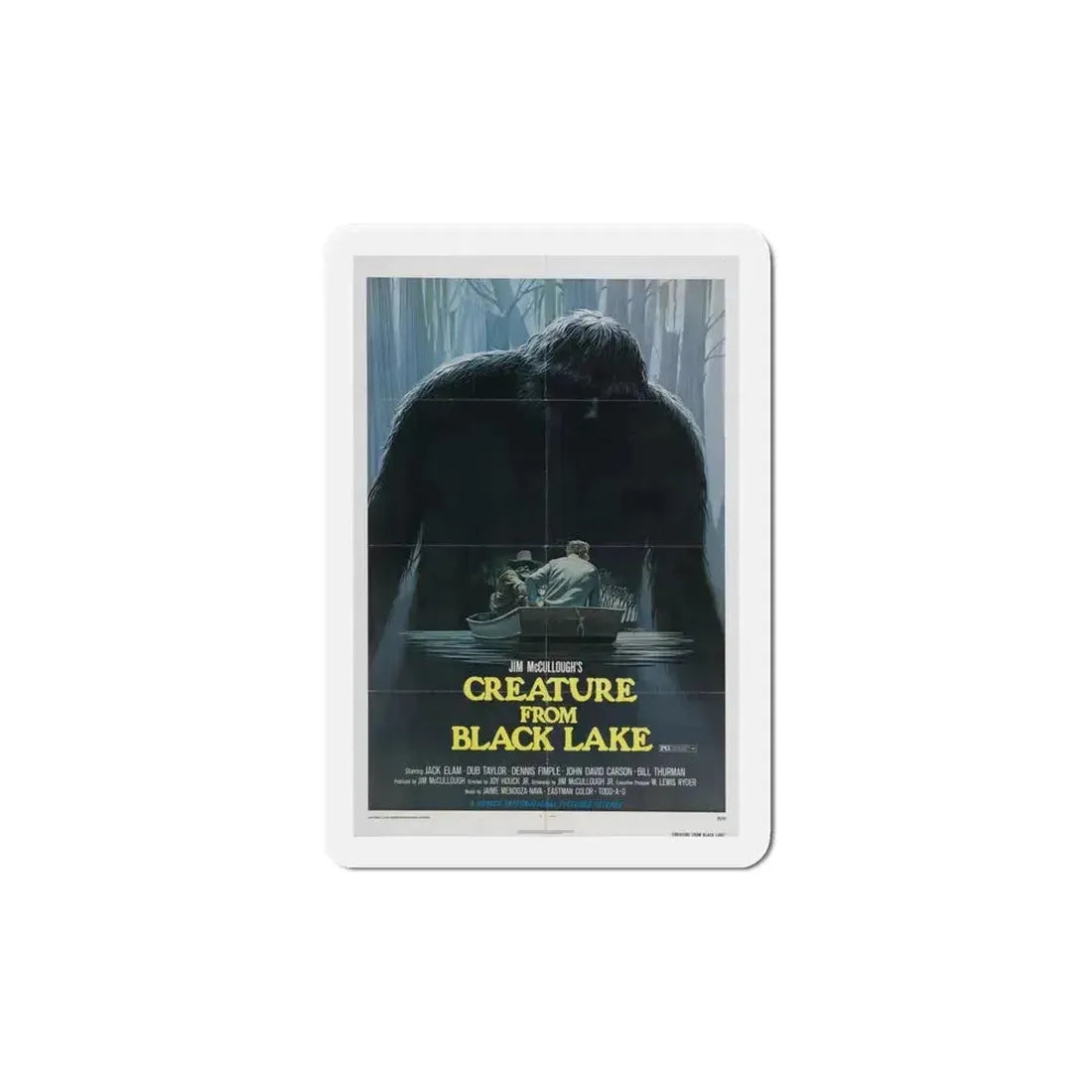 Creature from Black Lake 1976 Movie Poster Refrigerator Magnet 6 Inch - The Sticker Space