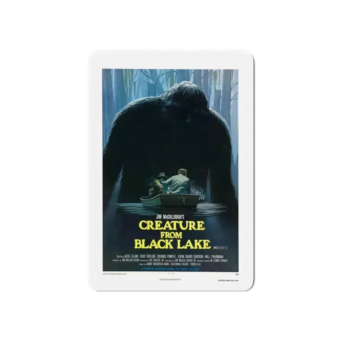 CREATURE FROM BLACK LAKE 1976 Movie Poster - Refrigerator Magnet - The Sticker Space