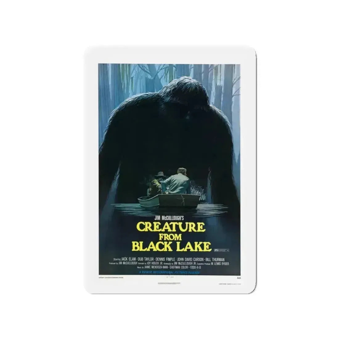 CREATURE FROM BLACK LAKE 1976 Movie Poster - Refrigerator Magnet - The Sticker Space