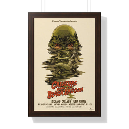 CREATURE FROM THE BLACK LAGOON (10) 1954 - Framed Movie Poster-16″ x 24″-The Sticker Space