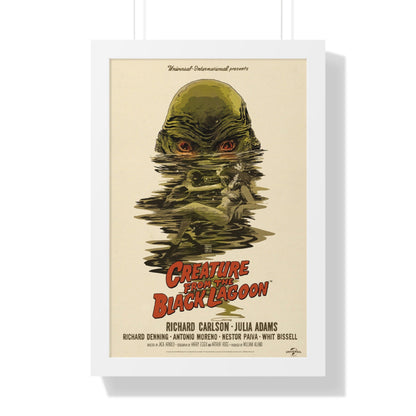 CREATURE FROM THE BLACK LAGOON (10) 1954 - Framed Movie Poster-16″ x 24″-The Sticker Space