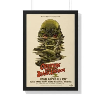 CREATURE FROM THE BLACK LAGOON (10) 1954 - Framed Movie Poster 20" x 30" Black - The Sticker Space