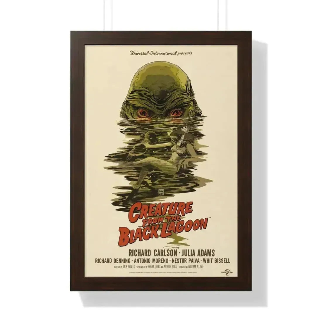 CREATURE FROM THE BLACK LAGOON (10) 1954 - Framed Movie Poster - The Sticker Space