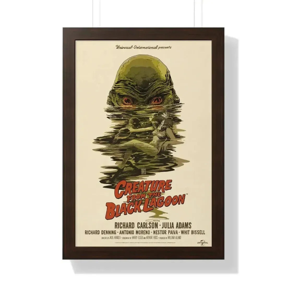 CREATURE FROM THE BLACK LAGOON (10) 1954 - Framed Movie Poster - The Sticker Space
