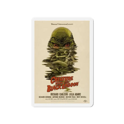 CREATURE FROM THE BLACK LAGOON (10) 1954 Movie Poster - Refrigerator Magnet 4 Inch - The Sticker Space