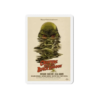 CREATURE FROM THE BLACK LAGOON (10) 1954 Movie Poster - Refrigerator Magnet 5 Inch - The Sticker Space