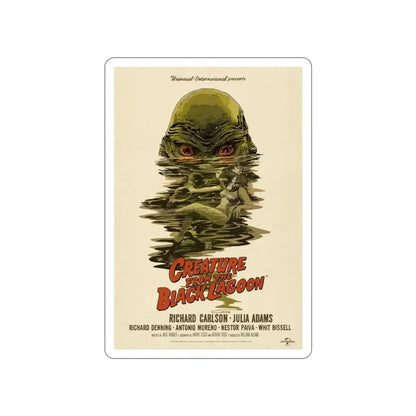 CREATURE FROM THE BLACK LAGOON (10) 1954 Movie Poster STICKER Vinyl Die-Cut Decal 3 Inch - The Sticker Space