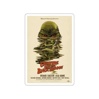 CREATURE FROM THE BLACK LAGOON (10) 1954 Movie Poster STICKER Vinyl Die-Cut Decal - The Sticker Space