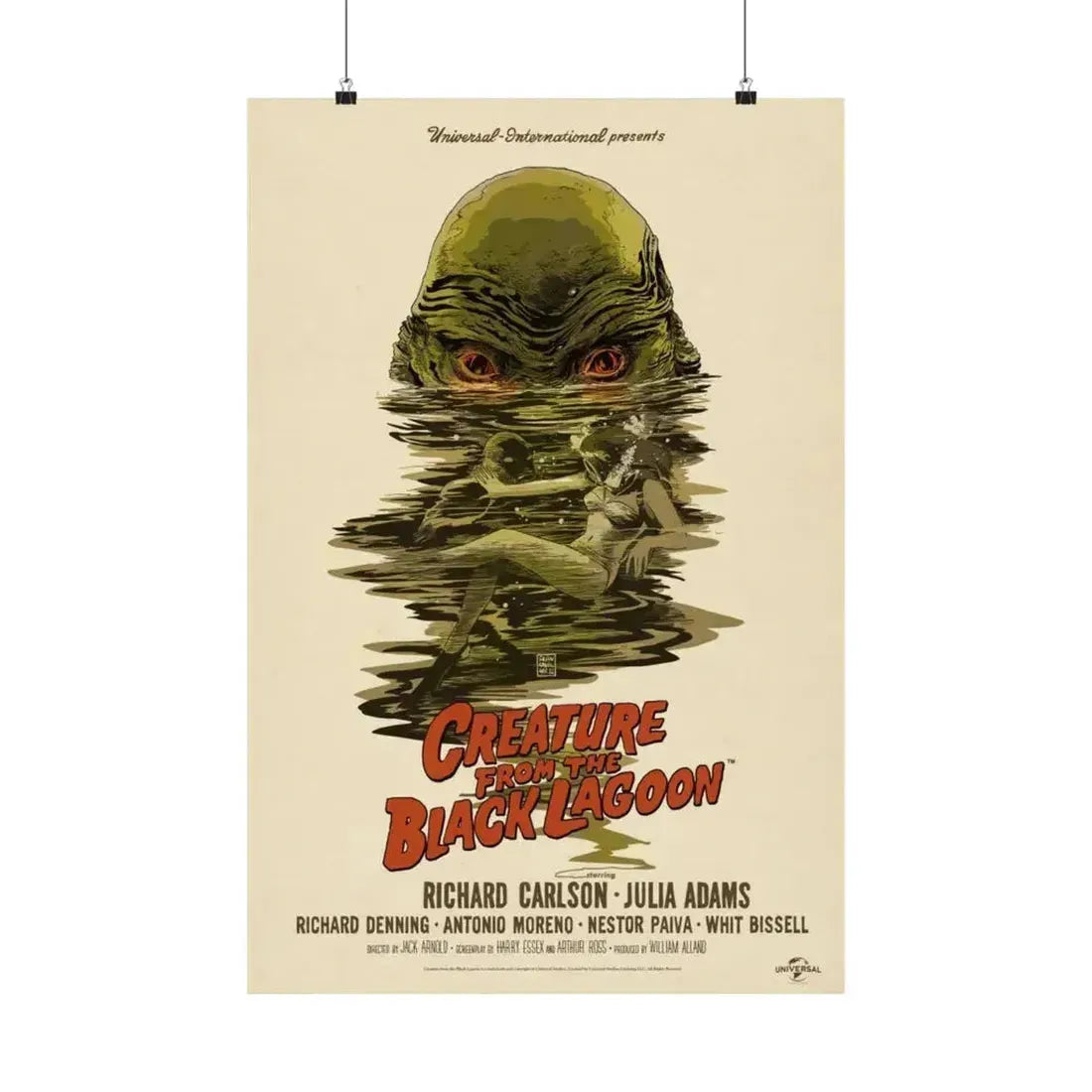 CREATURE FROM THE BLACK LAGOON (10) 1954 - Paper Movie Poster 20″ x 30″ Matte - The Sticker Space