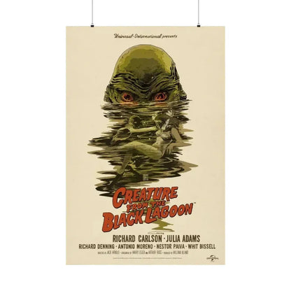 CREATURE FROM THE BLACK LAGOON (10) 1954 - Paper Movie Poster 36" x 54" Matte - The Sticker Space