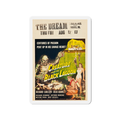 CREATURE FROM THE BLACK LAGOON (11) 1954 Movie Poster - Die-Cut Magnet-2" x 2"-The Sticker Space