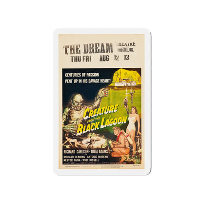 CREATURE FROM THE BLACK LAGOON (11) 1954 Movie Poster - Die-Cut Magnet-4" x 4"-The Sticker Space