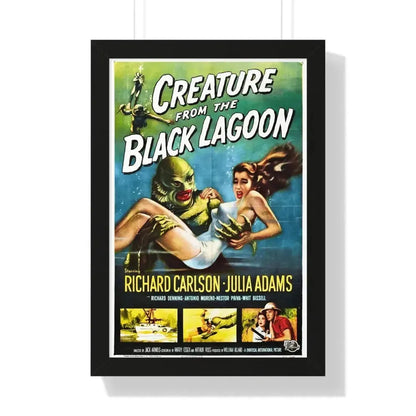 CREATURE FROM THE BLACK LAGOON 1954 - Framed Movie Poster - The Sticker Space