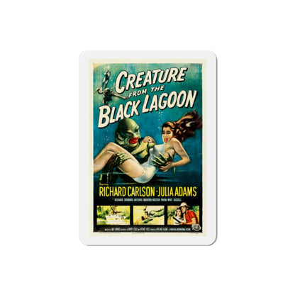 Creature from the Black Lagoon 1954 Movie Poster Die-Cut Magnet-2 Inch-The Sticker Space