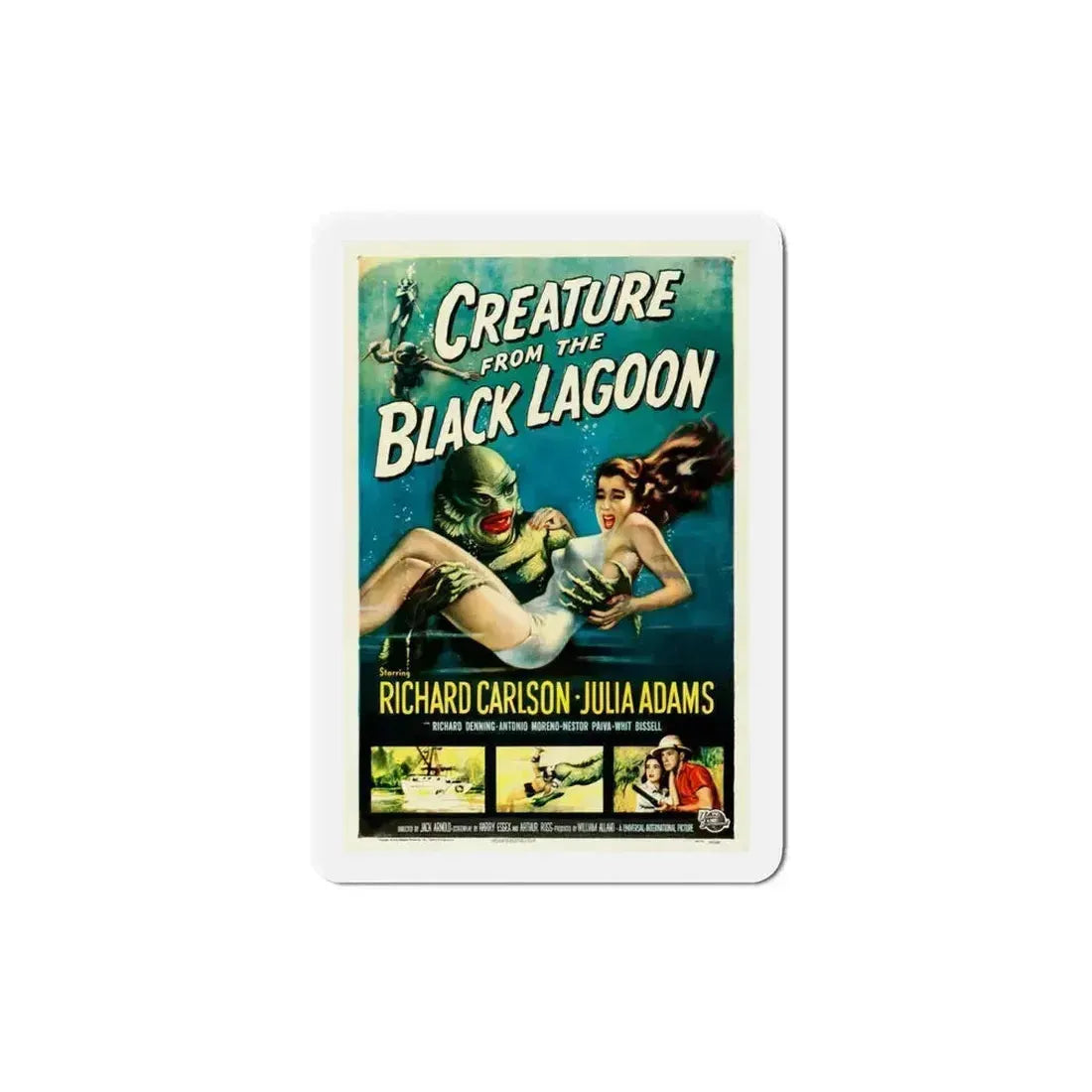 Creature from the Black Lagoon 1954 Movie Poster Refrigerator Magnet 4 Inch - The Sticker Space