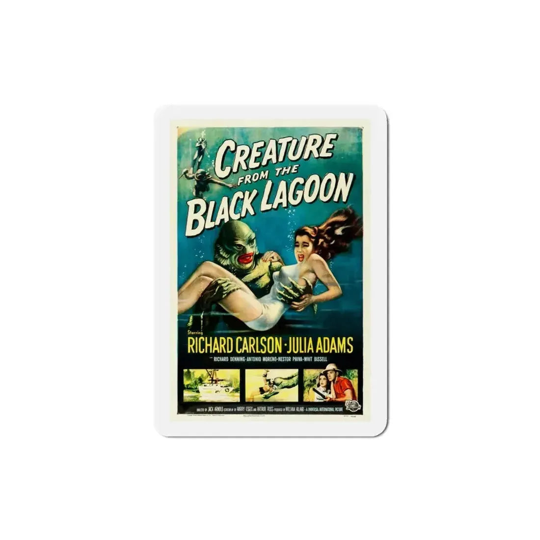 Creature from the Black Lagoon 1954 Movie Poster Refrigerator Magnet - The Sticker Space