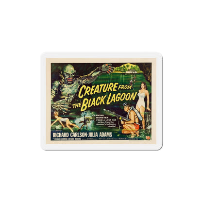 Creature from the Black Lagoon 1954 v2 Movie Poster Die-Cut Magnet-4 Inch-The Sticker Space