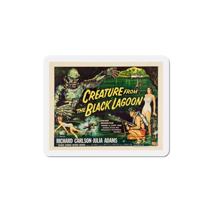 Creature from the Black Lagoon 1954 v2 Movie Poster Die-Cut Magnet-5 Inch-The Sticker Space