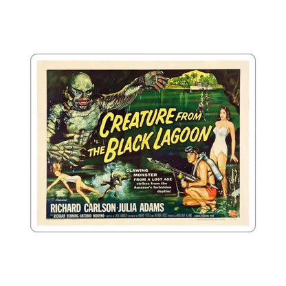 Creature from the Black Lagoon 1954 v2 Movie Poster STICKER Vinyl Die-Cut Decal 4 Inch - The Sticker Space