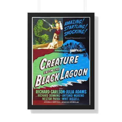 CREATURE FROM THE BLACK LAGOON (2) 1954 - Framed Movie Poster-20" x 30"-The Sticker Space