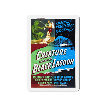 CREATURE FROM THE BLACK LAGOON (2) 1954 Movie Poster - Die-Cut Magnet-4" x 4"-The Sticker Space