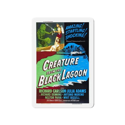 CREATURE FROM THE BLACK LAGOON (2) 1954 Movie Poster - Refrigerator Magnet 4 Inch - The Sticker Space
