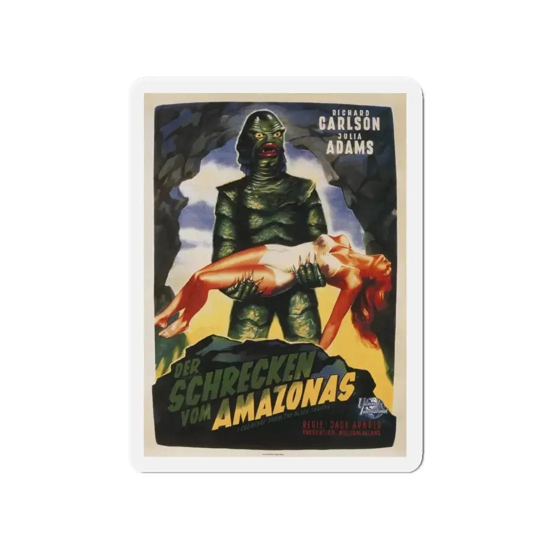 CREATURE FROM THE BLACK LAGOON (3) 1954 Movie Poster - Refrigerator Magnet 4 Inch - The Sticker Space