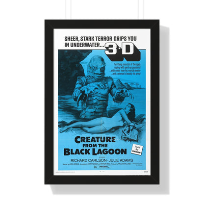 CREATURE FROM THE BLACK LAGOON (4) 1954 - Framed Movie Poster-16″ x 24″-The Sticker Space