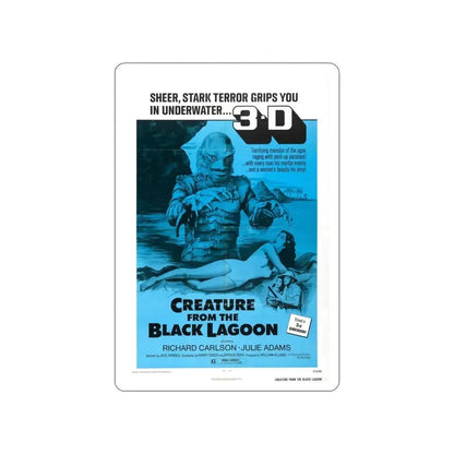 CREATURE FROM THE BLACK LAGOON (4) 1954 Movie Poster STICKER Vinyl Die-Cut Decal 6 Inch - The Sticker Space