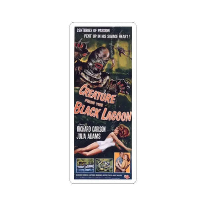 CREATURE FROM THE BLACK LAGOON (5) 1954 Movie Poster - STICKER Vinyl Kiss-Cut Decal 2 Inch White - The Sticker Space