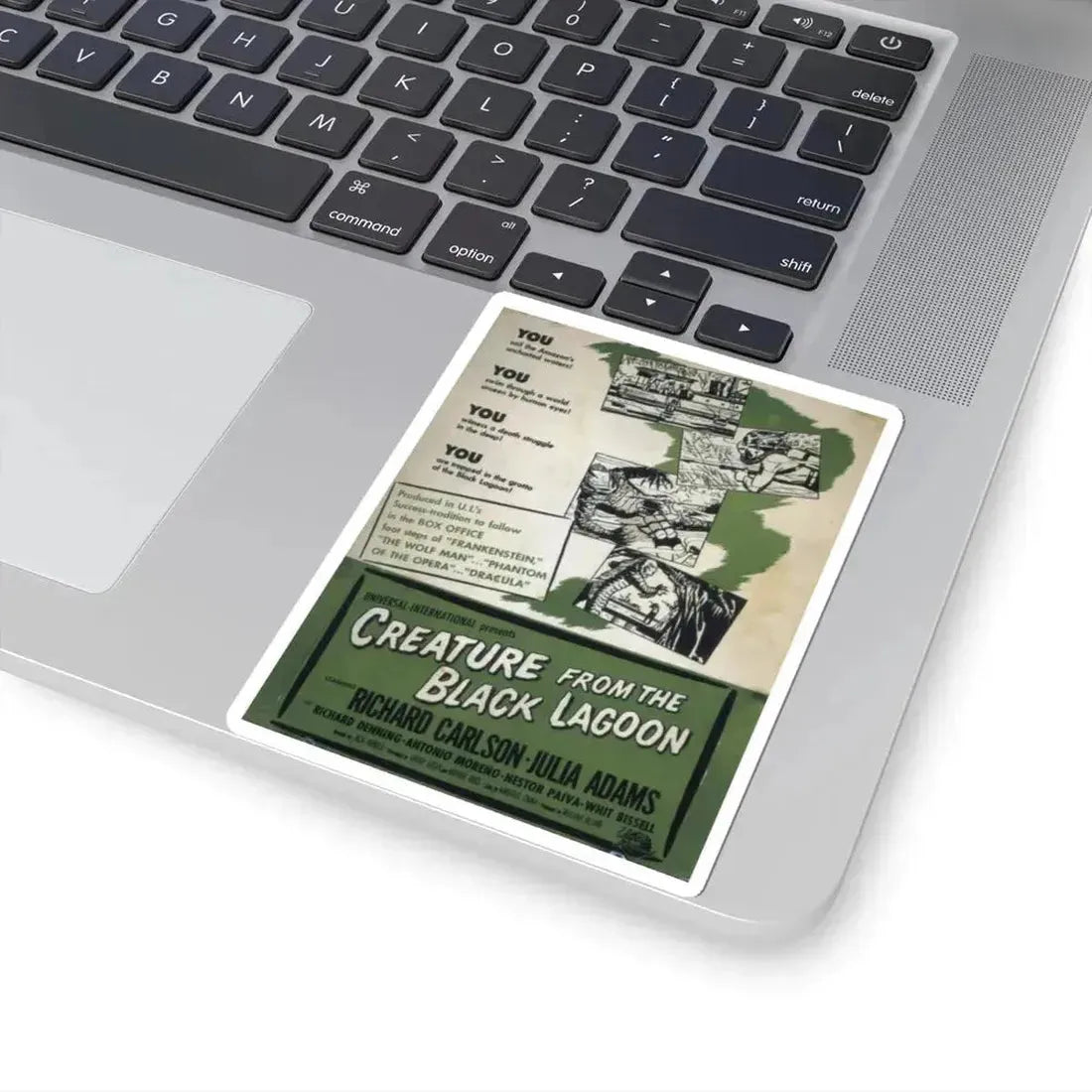 CREATURE FROM THE BLACK LAGOON (6) 1954 Movie Poster - STICKER Vinyl Kiss-Cut Decal - The Sticker Space