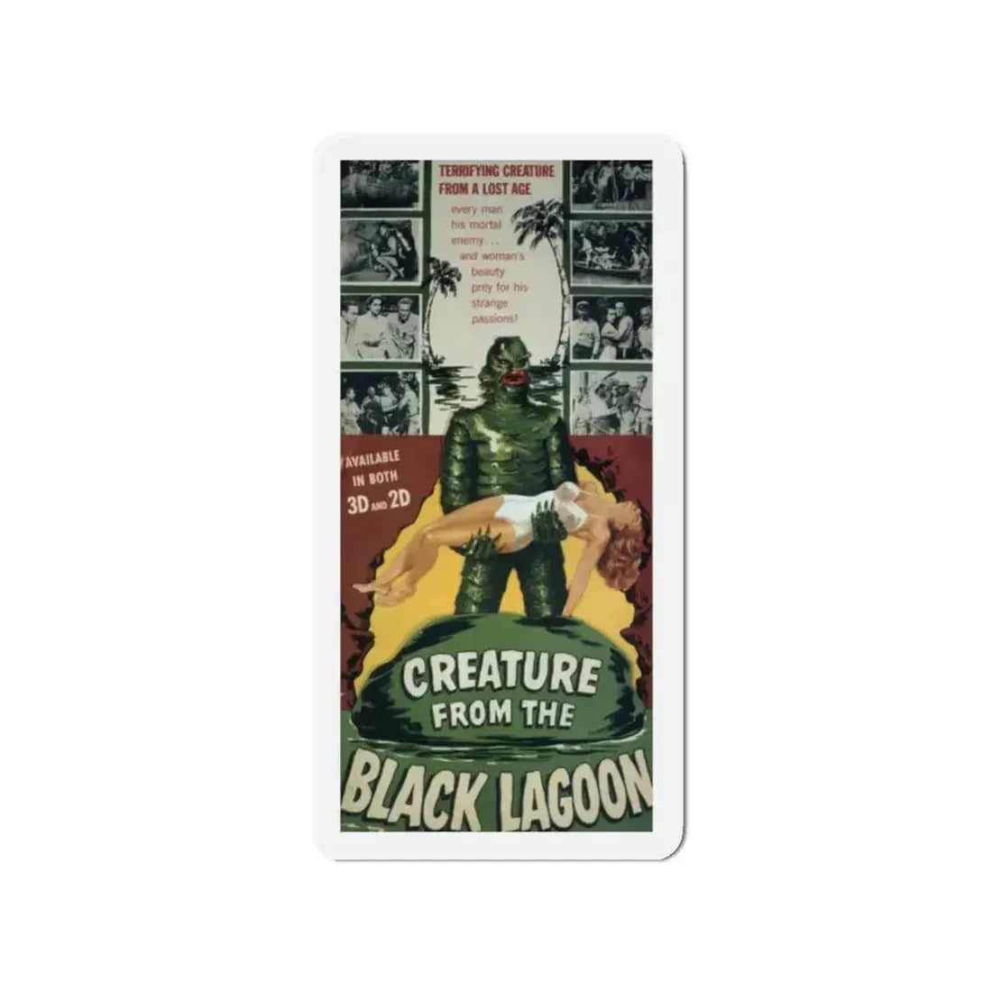 CREATURE FROM THE BLACK LAGOON (7) 1954 Movie Poster - Refrigerator Magnet - The Sticker Space