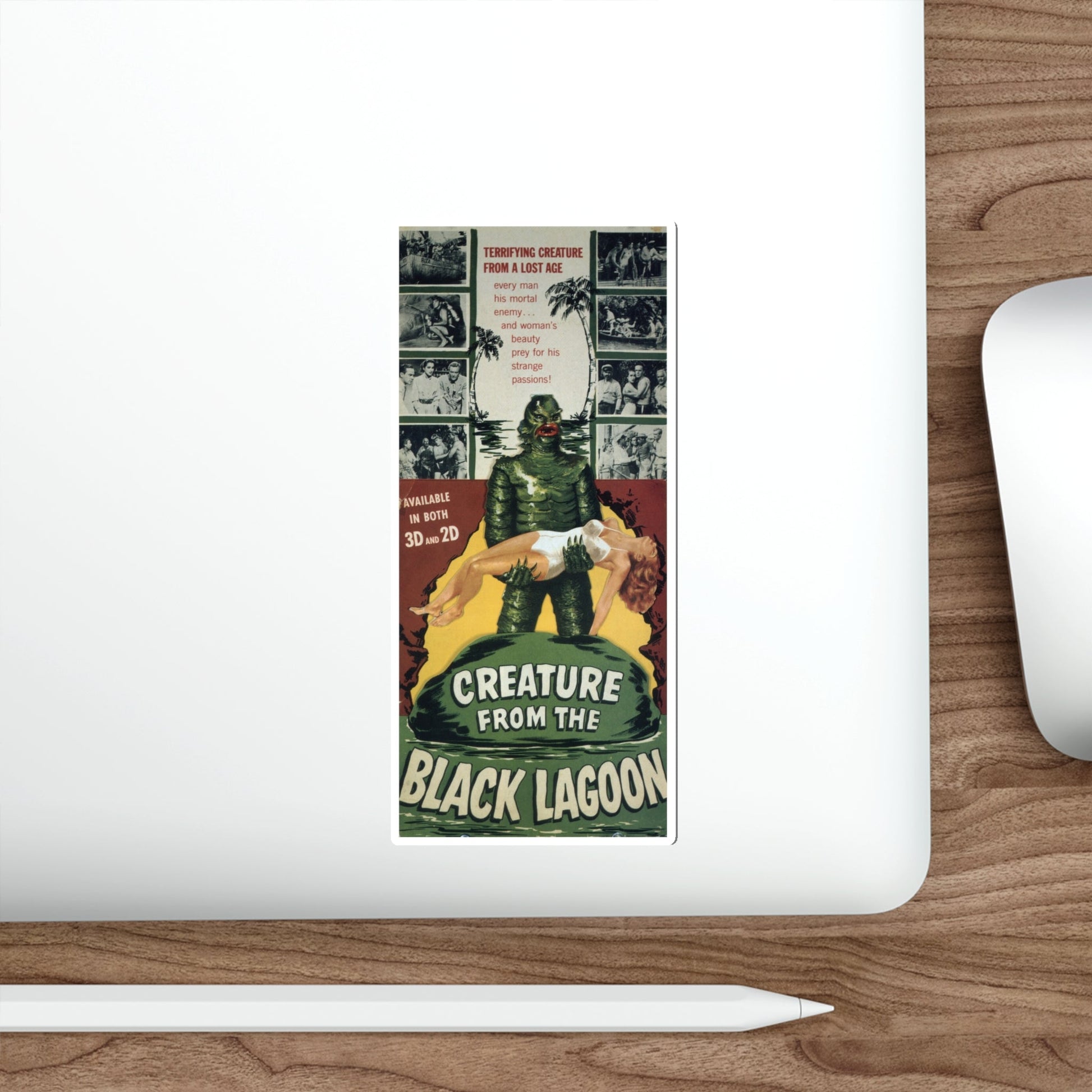 CREATURE FROM THE BLACK LAGOON (7) 1954 Movie Poster STICKER Vinyl Die-Cut Decal-The Sticker Space