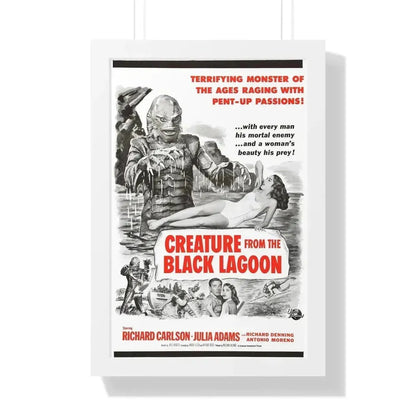 CREATURE FROM THE BLACK LAGOON (8) 1954 - Framed Movie Poster - The Sticker Space