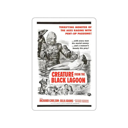 CREATURE FROM THE BLACK LAGOON (8) 1954 Movie Poster STICKER Vinyl Die-Cut Decal 2 Inch - The Sticker Space