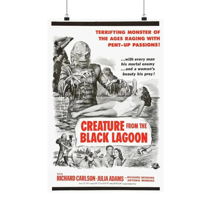 CREATURE FROM THE BLACK LAGOON (8) 1954 - Paper Movie Poster 16″ x 24″ Matte - The Sticker Space