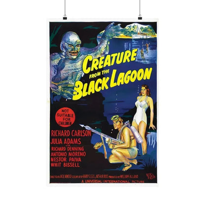 CREATURE FROM THE BLACK LAGOON (9) 1954 - Paper Movie Poster 20″ x 30″ Matte - The Sticker Space