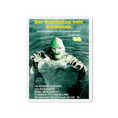 CREATURE FROM THE BLACK LAGOON (GERMAN) 1954 Movie Poster - Refrigerator Magnet 2 Inch - The Sticker Space