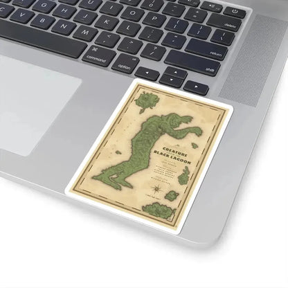 CREATURE FROM THE BLACK LAGOON (MONDO) 1954 Movie Poster - STICKER Vinyl Kiss-Cut Decal - The Sticker Space