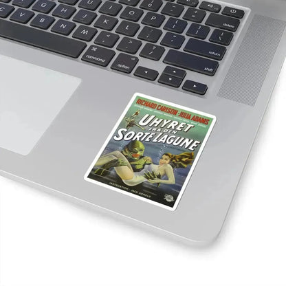 CREATURE FROM THE BLACK LAGOON (SWEDISH) 1954 Movie Poster - STICKER Vinyl Kiss-Cut Decal - The Sticker Space