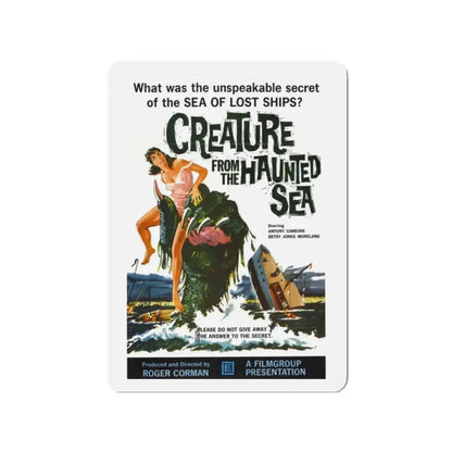 CREATURE FROM THE HAUNTED SEA 1961 Movie Poster - Refrigerator Magnet 2 Inch - The Sticker Space