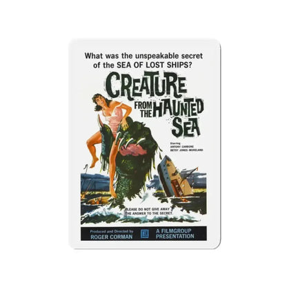 CREATURE FROM THE HAUNTED SEA 1961 Movie Poster - Refrigerator Magnet - The Sticker Space