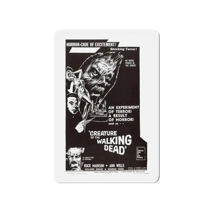 CREATURE OF THE WALKING DEAD 1965 Movie Poster - Refrigerator Magnet 4 Inch - The Sticker Space