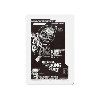 CREATURE OF THE WALKING DEAD 1965 Movie Poster - Refrigerator Magnet 5 Inch - The Sticker Space