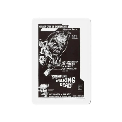 CREATURE OF THE WALKING DEAD 1965 Movie Poster - Refrigerator Magnet 6 Inch - The Sticker Space